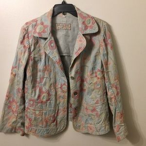 (2426). Johnny Was Jacket.  Size L